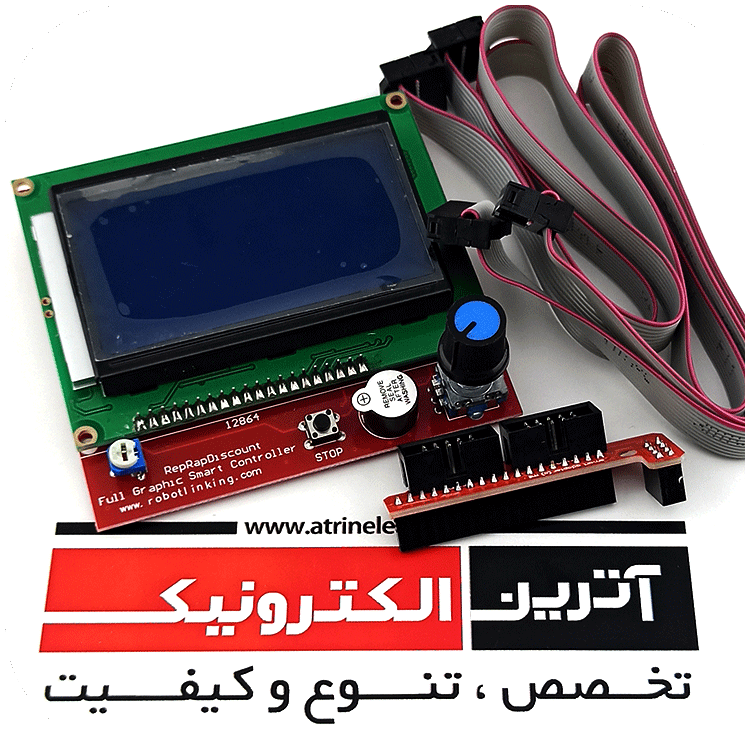 نمایشگر 128*64 LCD Ramps Smart  - پرینتر سه بعدی