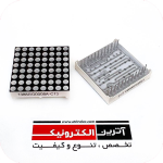 دات ماتریس 8*8  سبز و قرمز دو رنگ