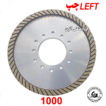 سنگ چمفر شیاردار خشک مدل 1000 سایز 10*15*110/105*80*250 (چپ)