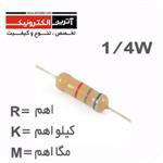 15K-1/4W-5% - بسته 100 عددی