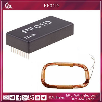 راه اندازی ریدر ار RFIDبا ماژول RF01D