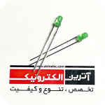 LED سبز معمولی 3mm-بسته 10 عددی