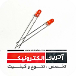 LED قرمز معمولی 3mm-بسته 10 عددی