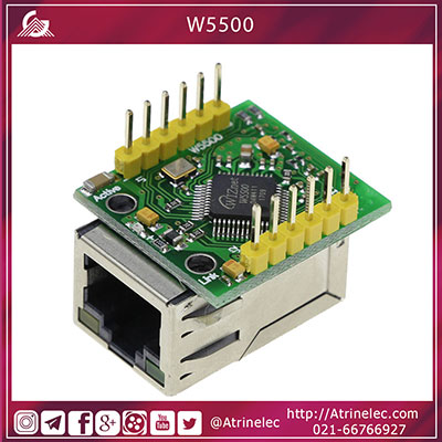 راه اندازی اترنت در میکرو های arm سری stm32f با w5500